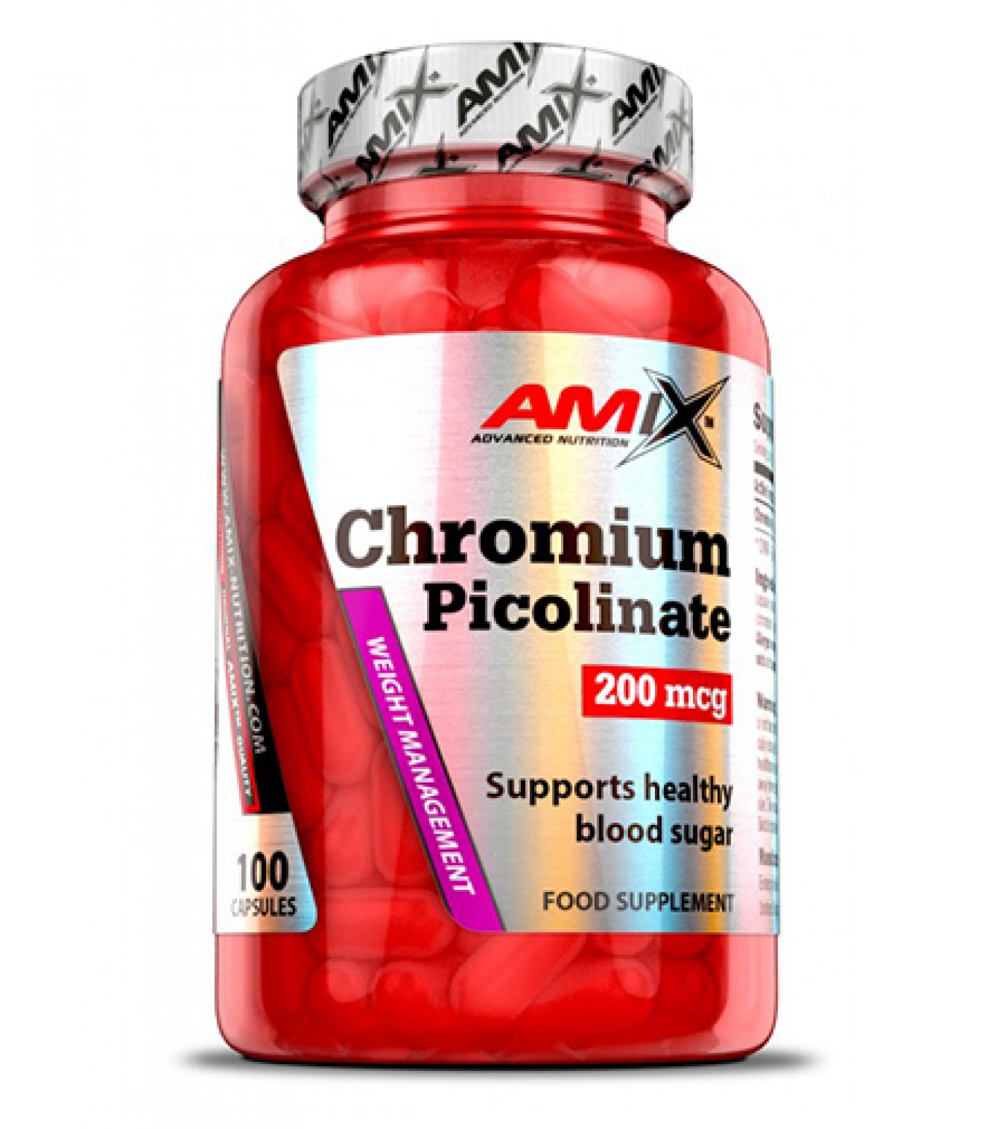 AMIX Chromium Picolinate / 100 Caps.